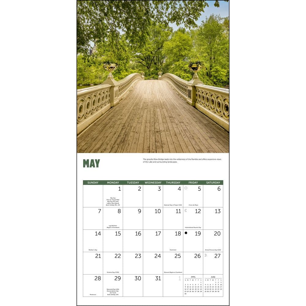 Central Park Conservancy 2023 Wall Calendar - Calendars.com