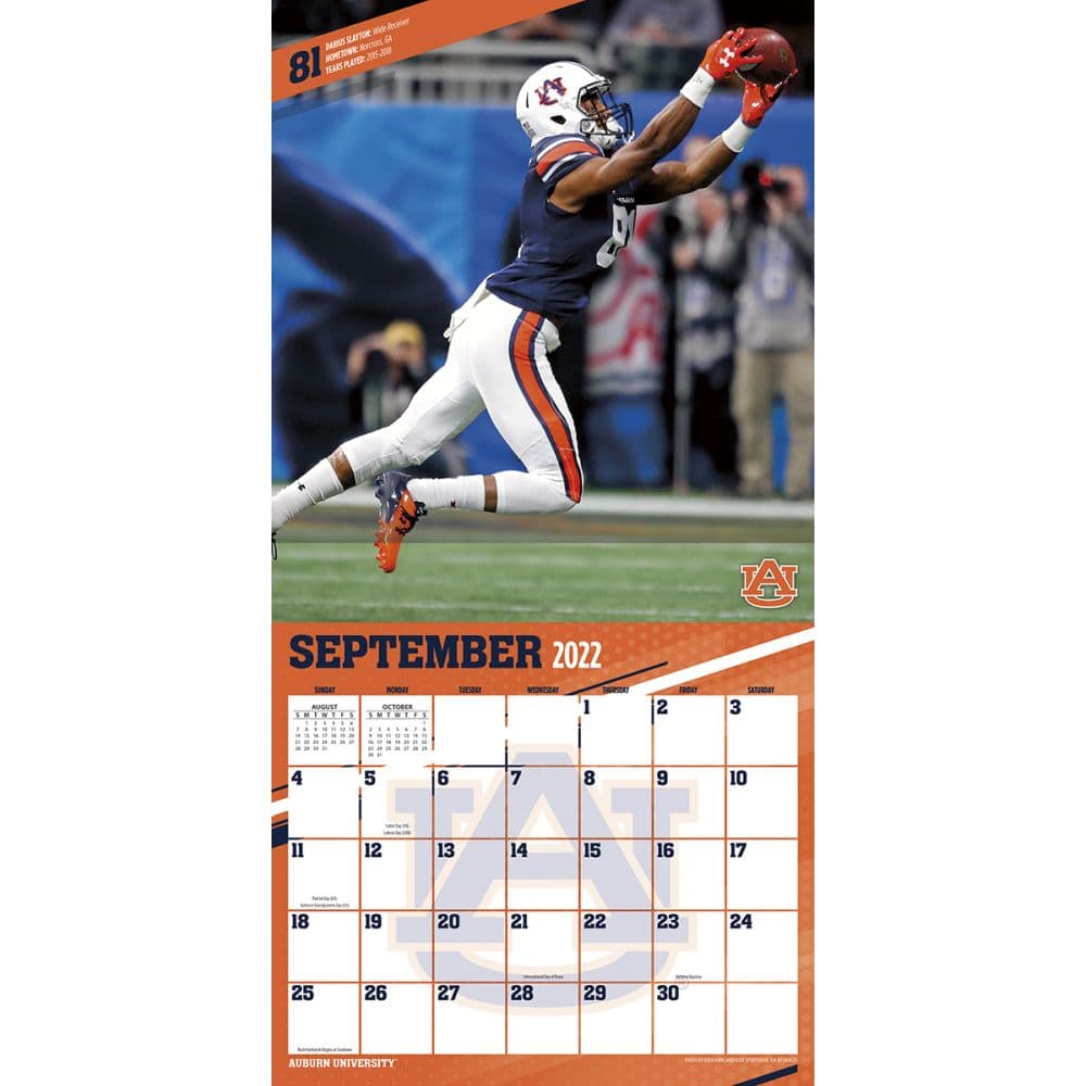 Auburn Tigers 2023 Wall Calendar - Calendars.com Auburn Tigers 2023 Wall Calendar - Calendars.com