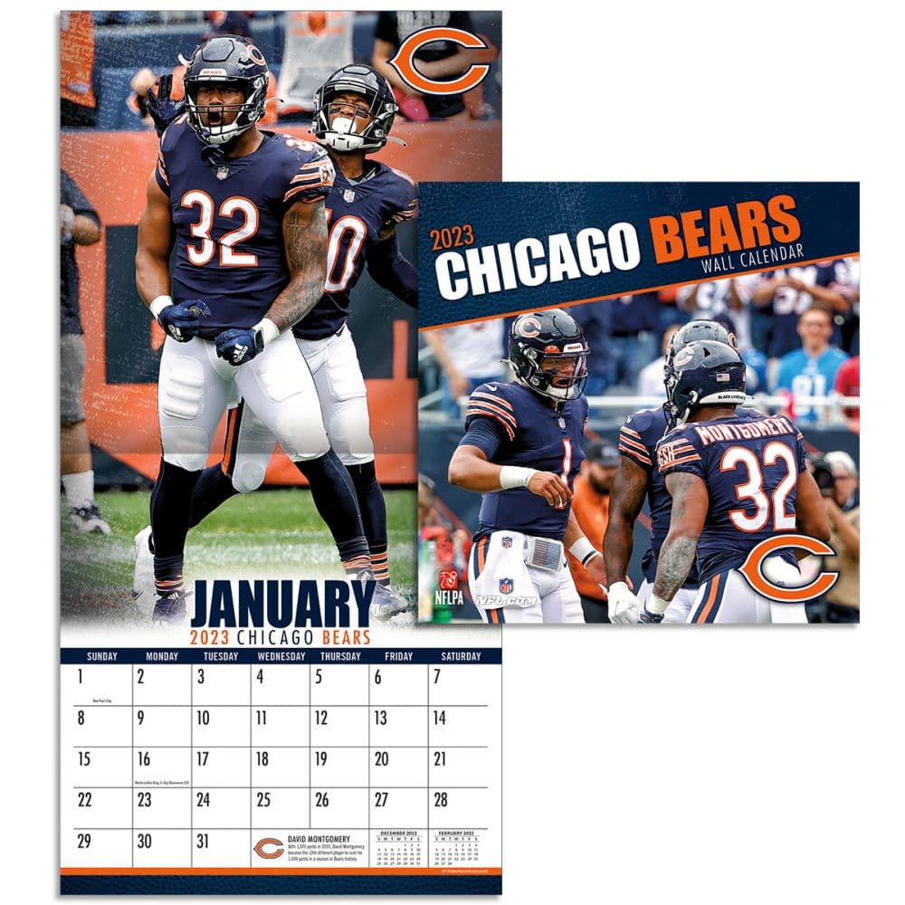 Chicago Bears 2023-2024 NFL Football Schedule 4x6 in Beer Fridge Magnet