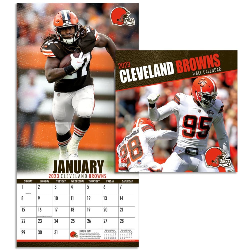 NFL Cleveland Browns 2023 Mini Wall Calendar 