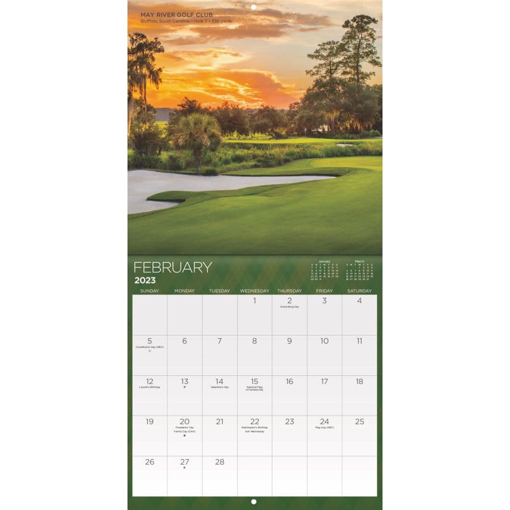 SI Golf Courses 2023 Wall Calendar - Calendars.com SI Golf Courses 2023 Wall Calendar - Calendars.com