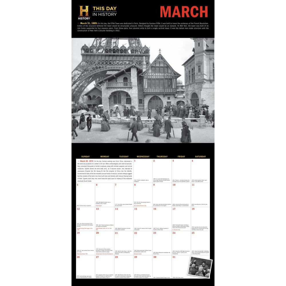 History Channel 2023 Wall Calendar