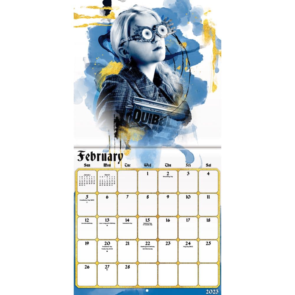 Harry Potter Collectors 2023 Calendar - Calendars.com