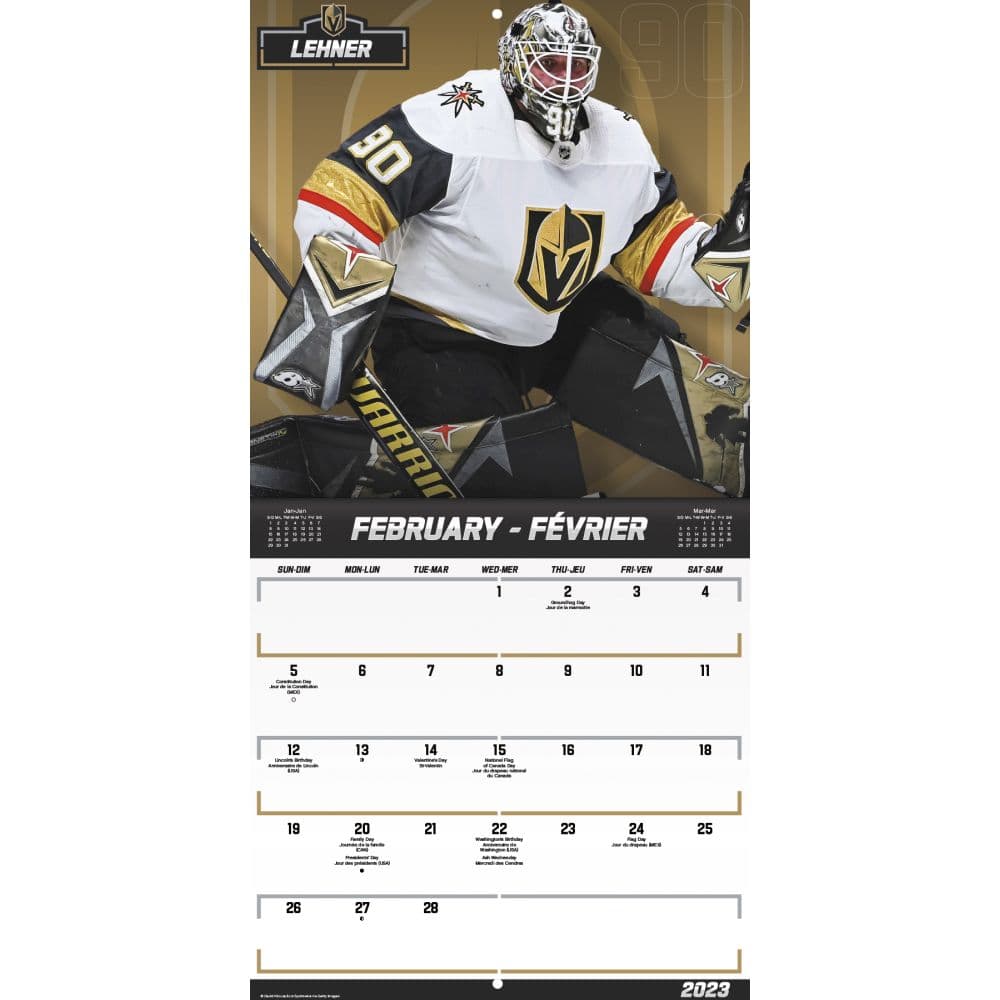 NHL Stoppers 2023 Wall Calendar lupon.gov.ph