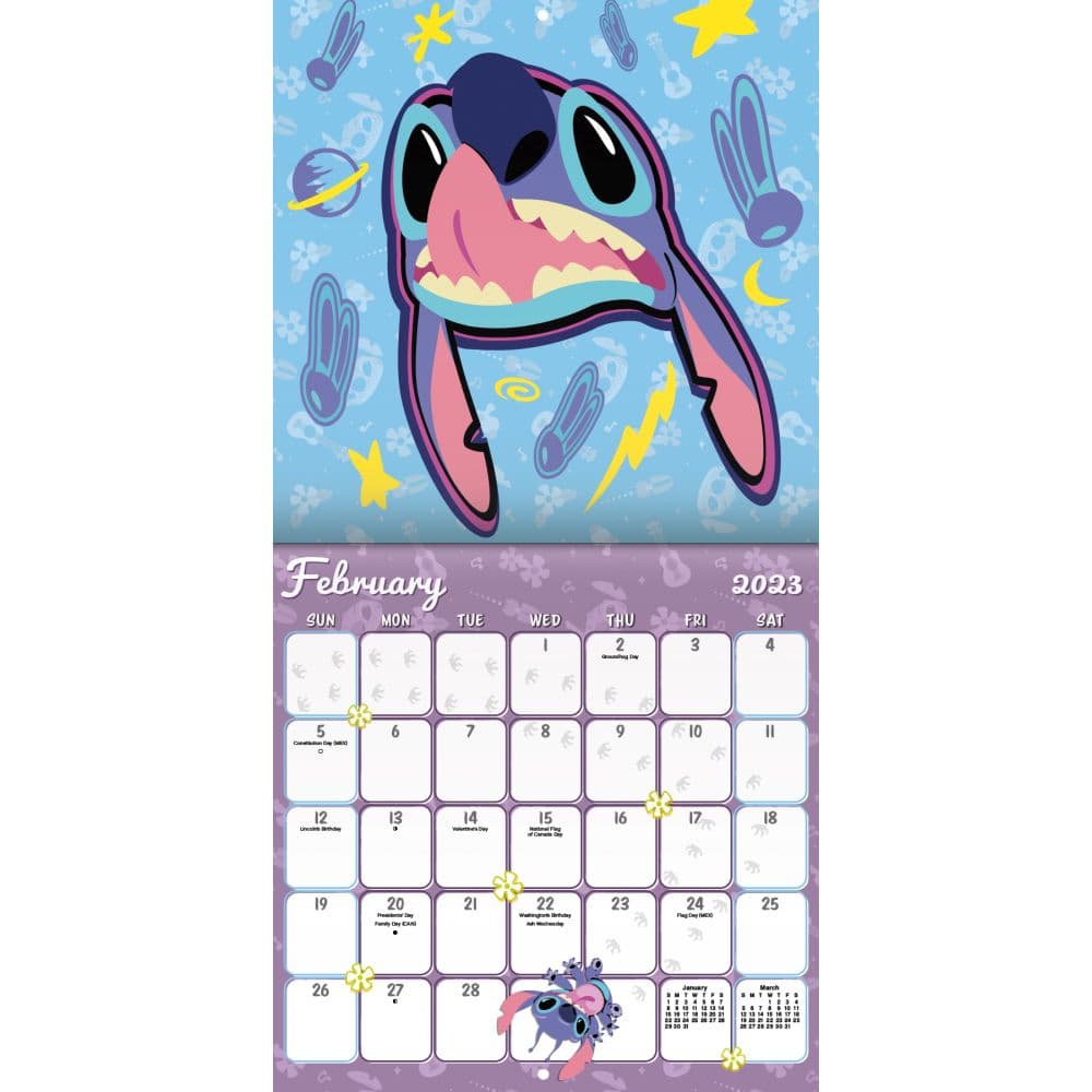 Disney Stitch 2023 Wall Calendar - Calendars.com