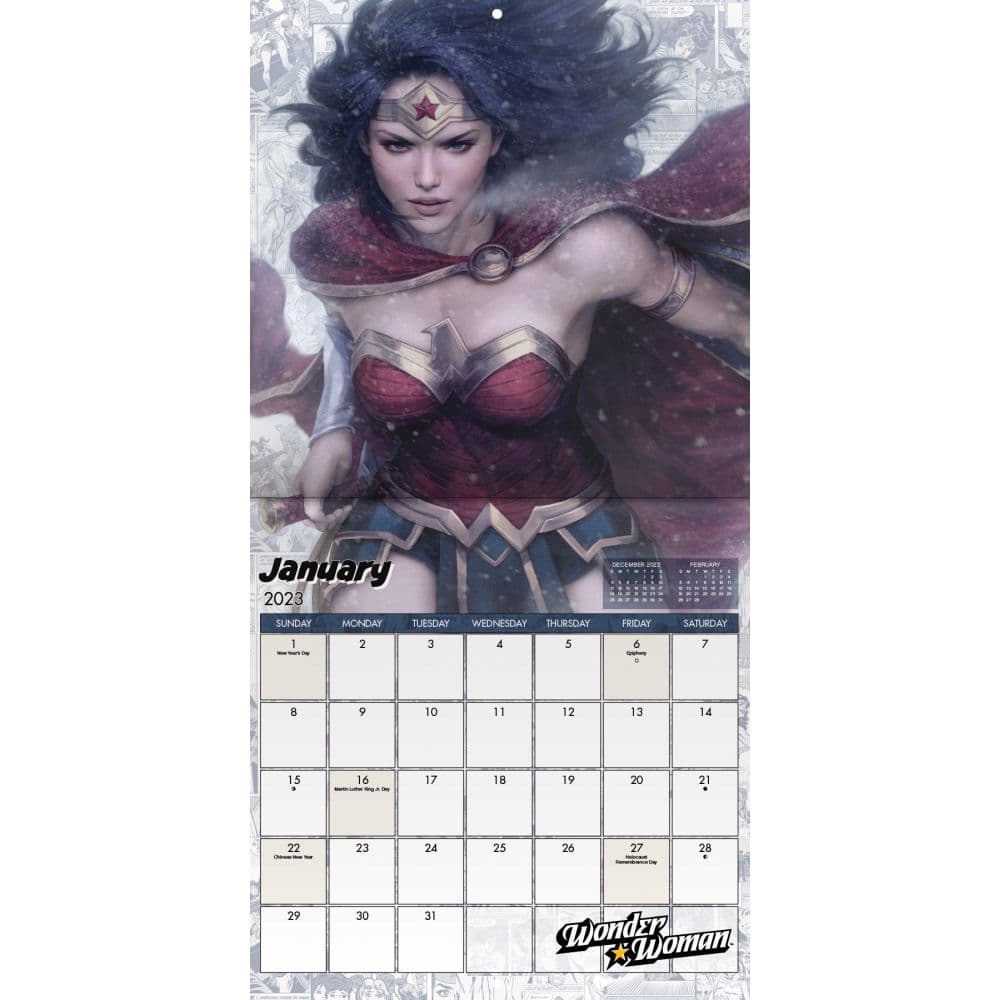 Wonder Woman 2023 Wall Calendar - Calendars.com Wonder Woman 2023 Wall Calendar - Calendars.com