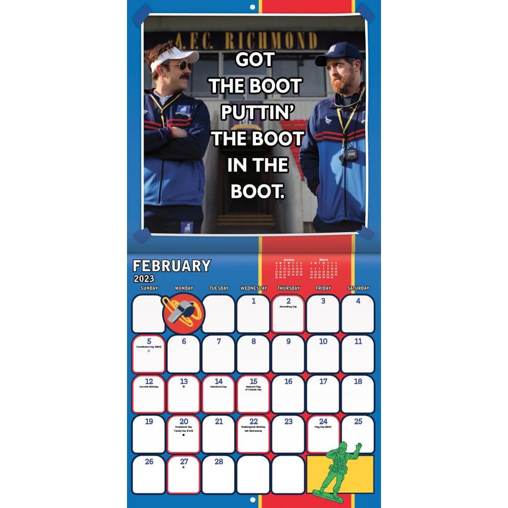 Ted Lasso - NEW 2023 Wall Calendar - Calendars.com