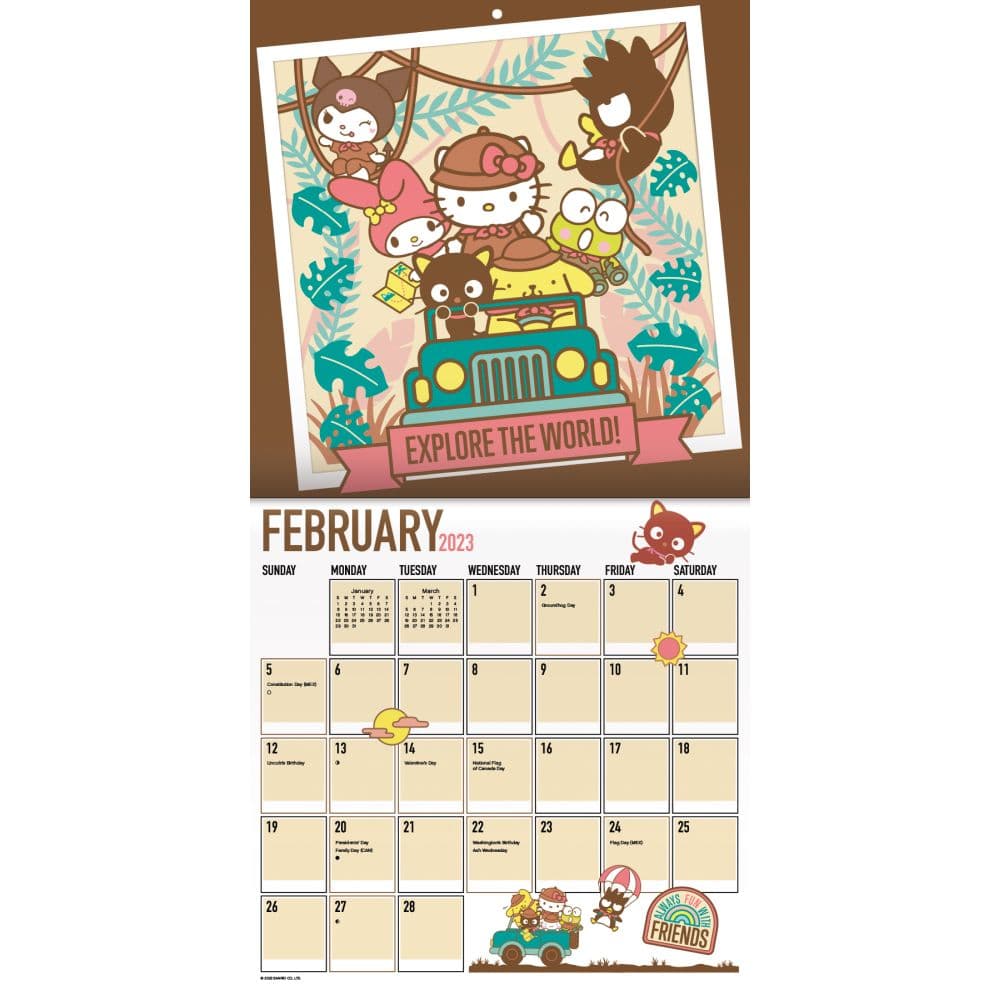 Hello Kitty NEW 2023 Wall Calendar Calendars Hello Kitty NEW 2023 Wall Calendar Calendars