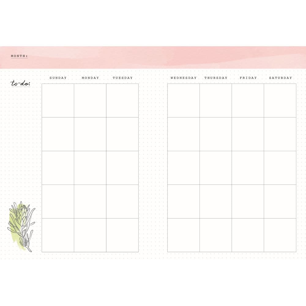 Begin With You Undated Planner Third Alternate  Image width=&quot;1000&quot; height=&quot;1000&quot;