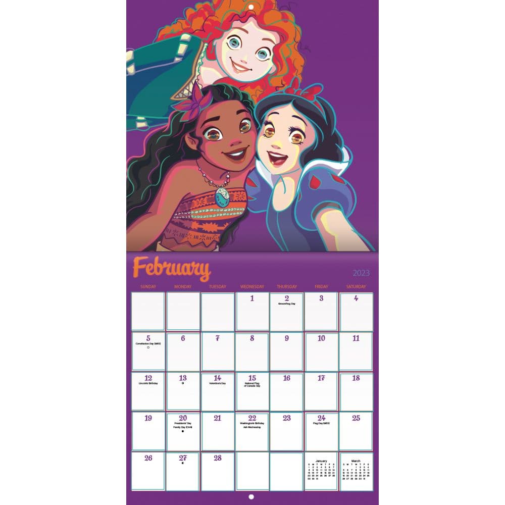 Disney Princess 2023 Wall Calendar - Calendars.com