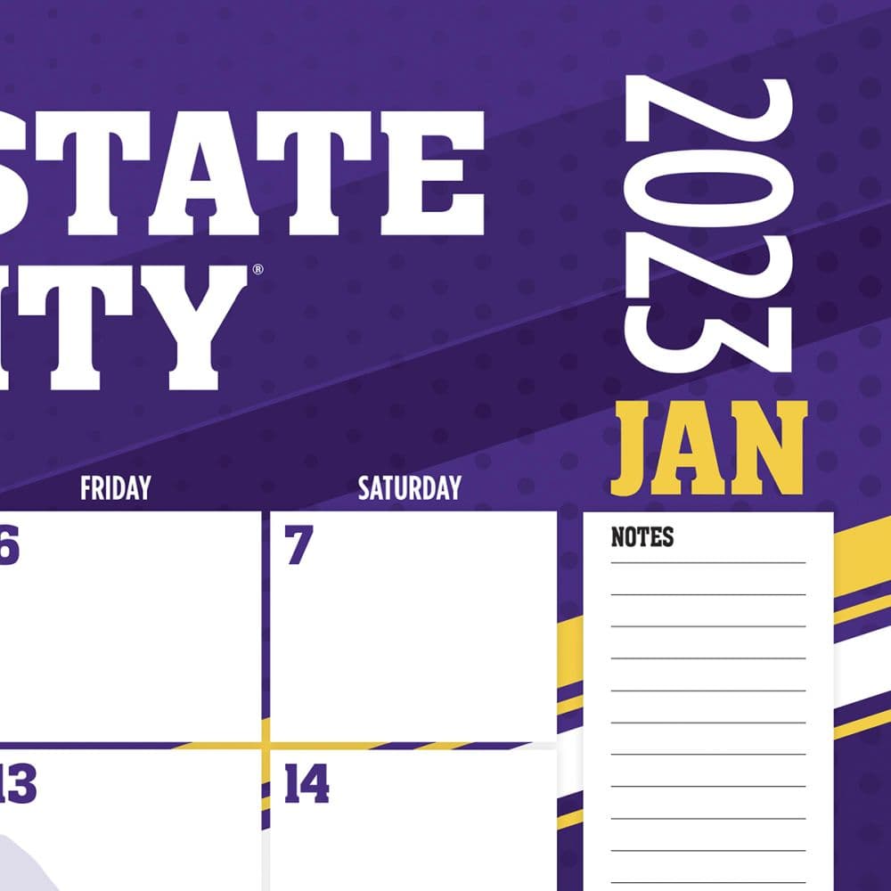 LSU Tigers 2023 Desk Pad Calendar