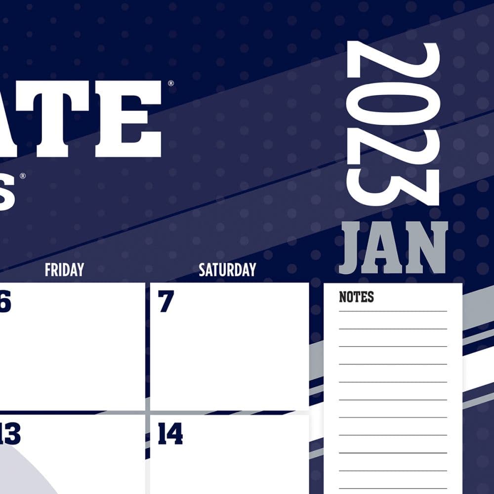 Nittany Lions 2023 Desk Pad Calendar - Calendars.com