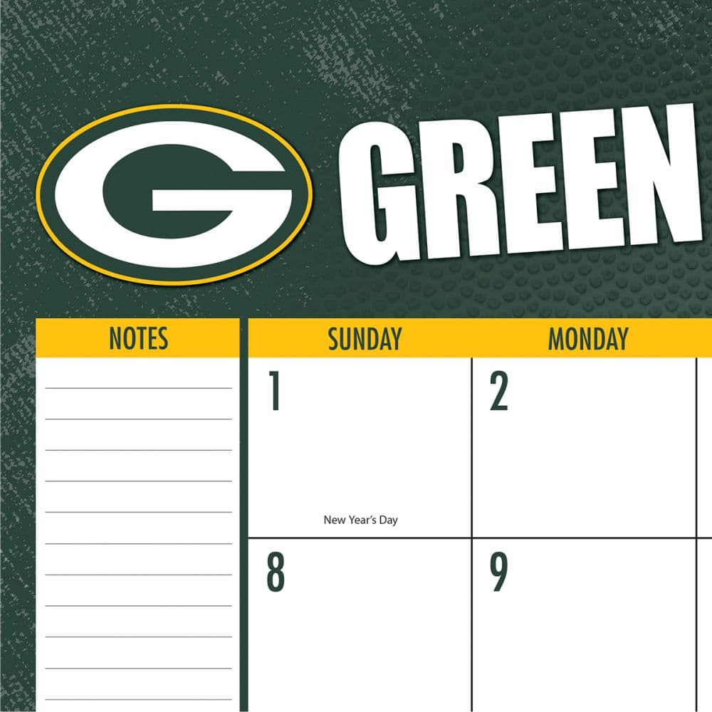 Green Bay Packers 2023 Box Calendar