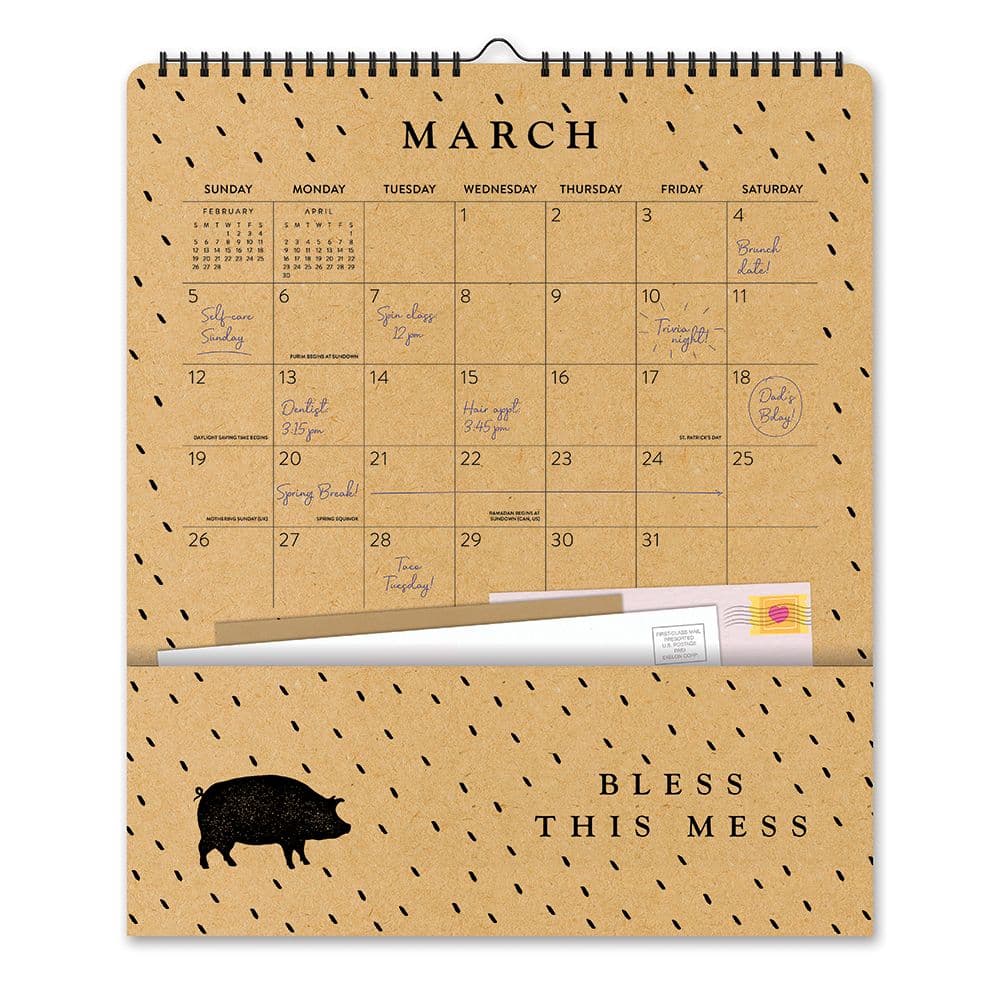 Kraft Farmhouse 2023 Pockets Plus Calendar - Calendars.com
