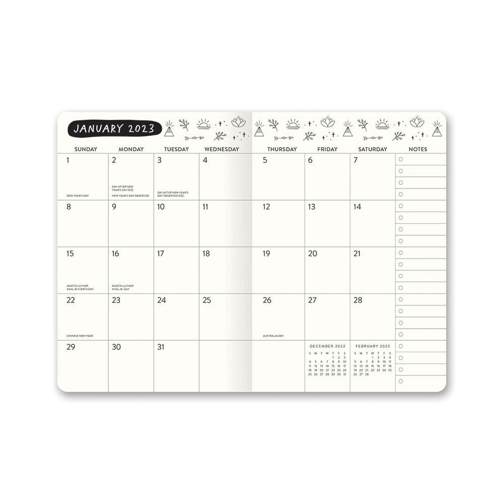 Tiny Totems 2023 Monthly Pocket Planner - Calendars.com