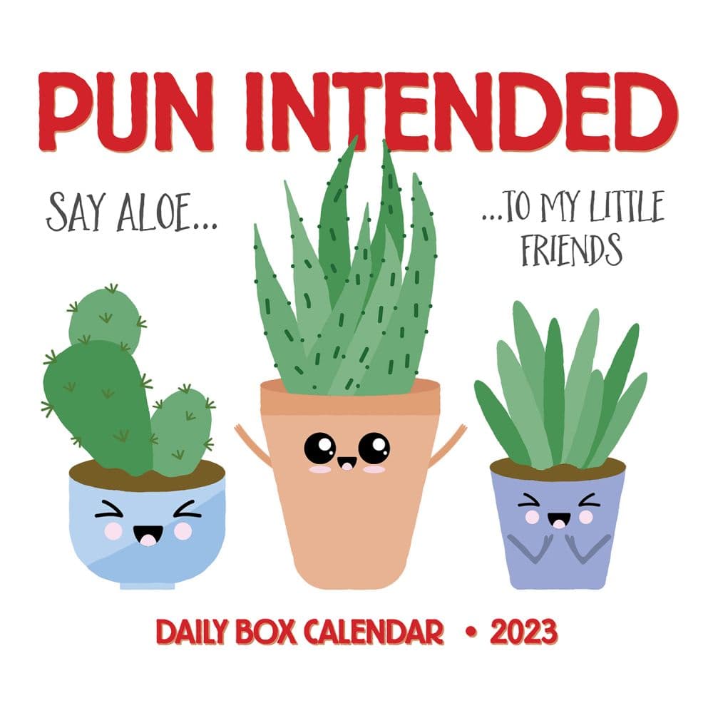 Pun Intended 2023 Desk Calendar - Calendars.com
