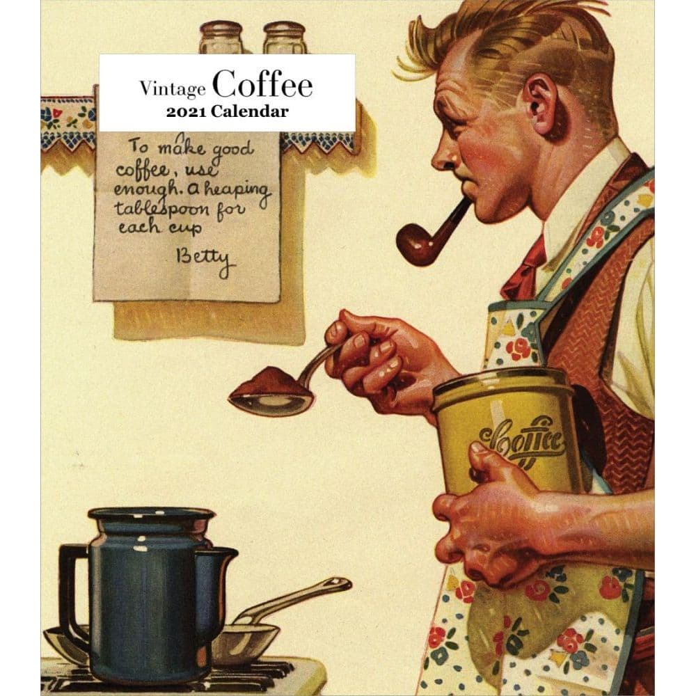 2021 Vintage Coffee Easel Calendar