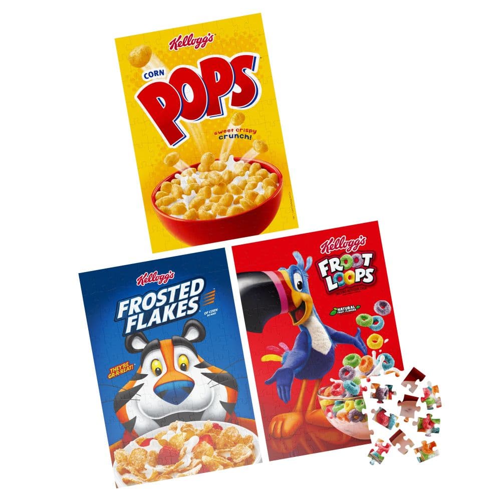Kelloggs 3 Puzzle Fun Pack Second Alternate Image width="1000" height="1000"