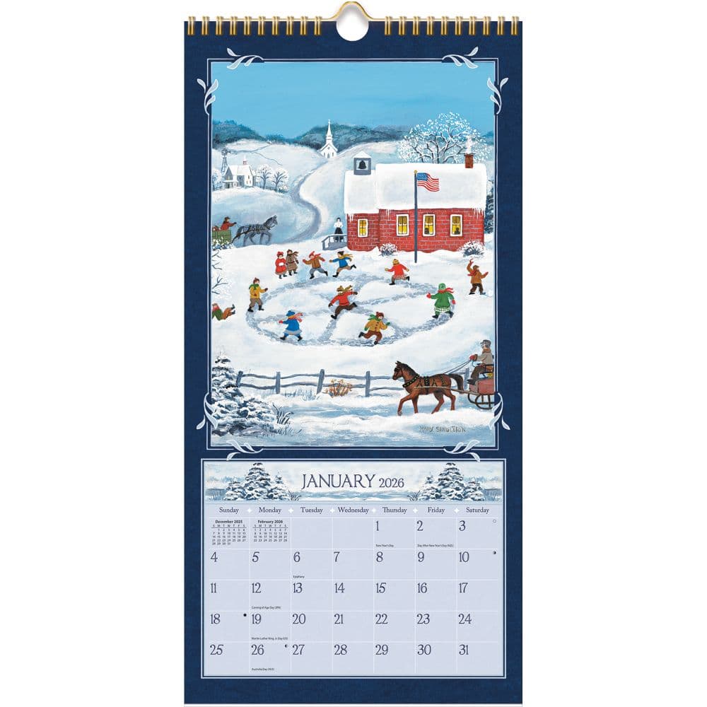 Lang Folk Art 2026 Vertical Wall Calendar_ALT1