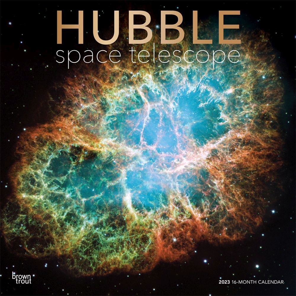 Space Hubble Telescope 2023 Square Wall Calendar