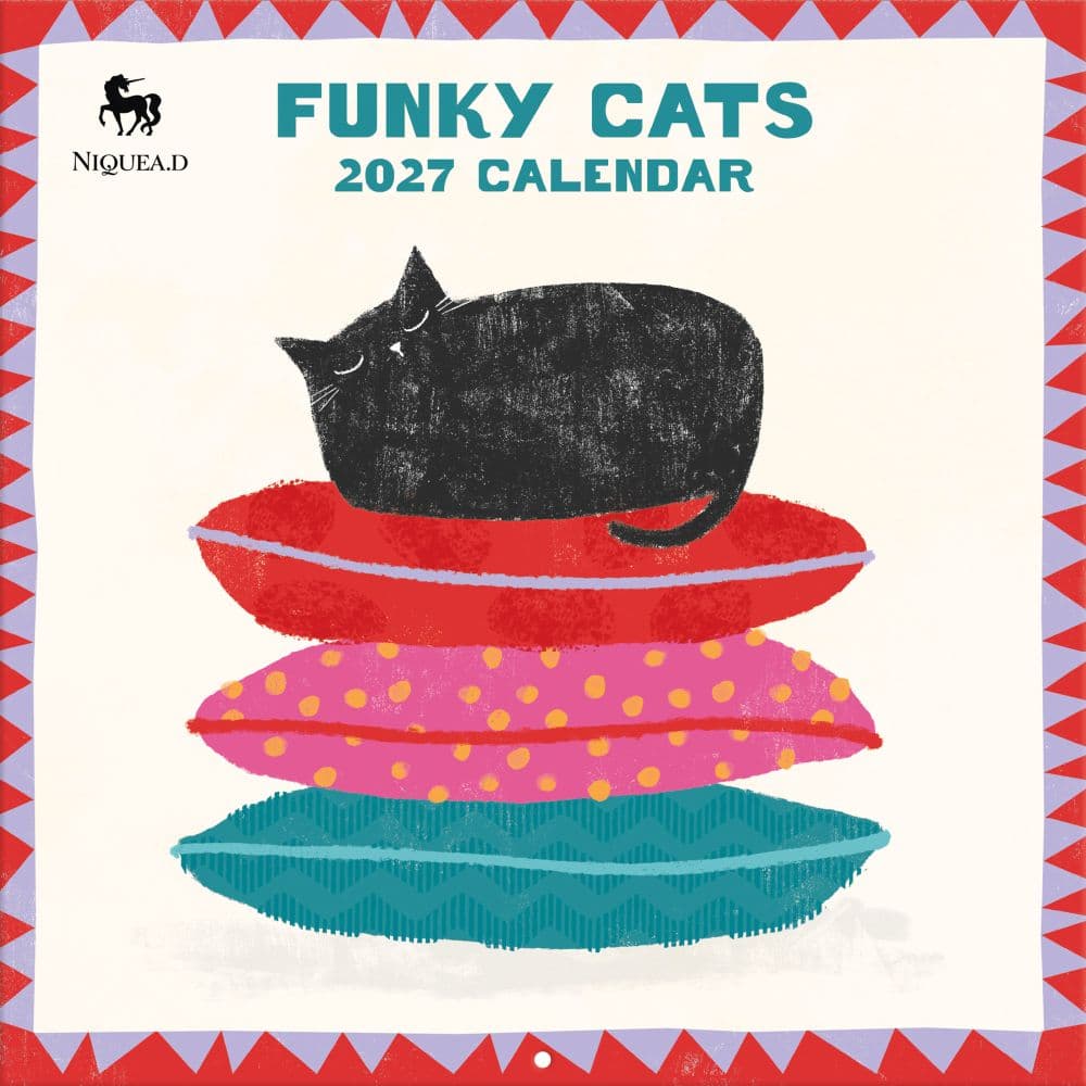 Funky Cats 2027 Wall Calendar Main Product Image