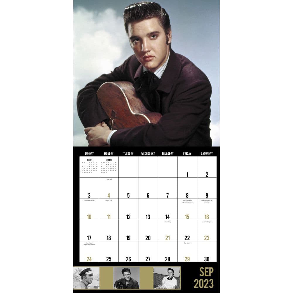 elvis 2023 wall calendar