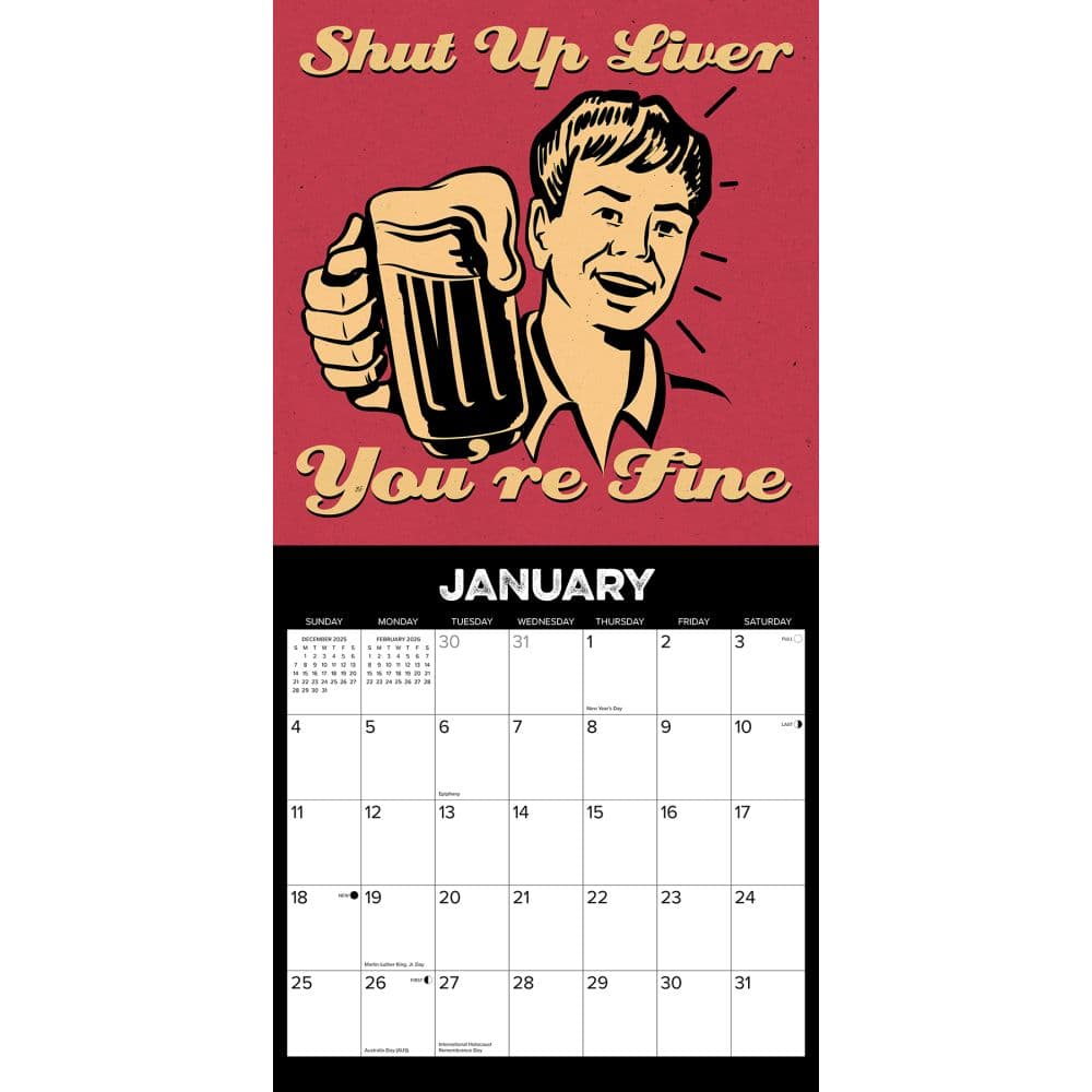 Beer 2026 Wall Calendar Second Alternate Image