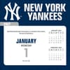 image MLB New York Yankees 2025 Desk Calendar First Alternate Image