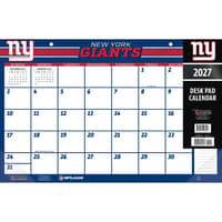 image NFL New York Giants 2027 Desk Pad