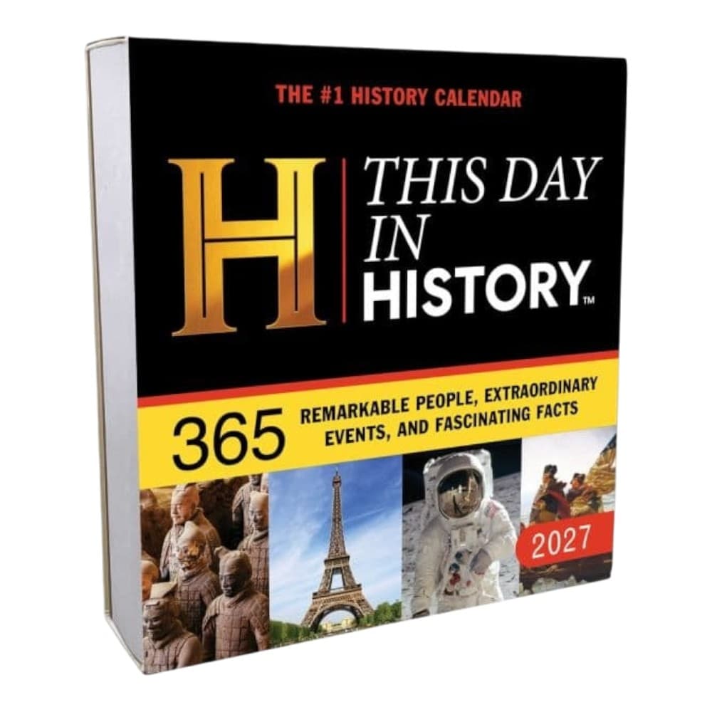History Channel This Day in History 365 Facts 2027 Desk Calendar Main Product Image