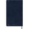 image Moleskine Sapphire Blue Large Soft Cover 2027 Weekly Planner First Alternate Image