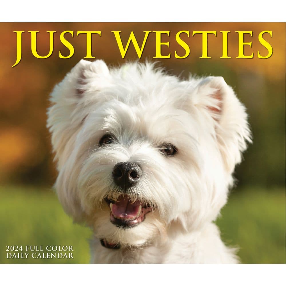 Just Westies 2024 Desk Calendar