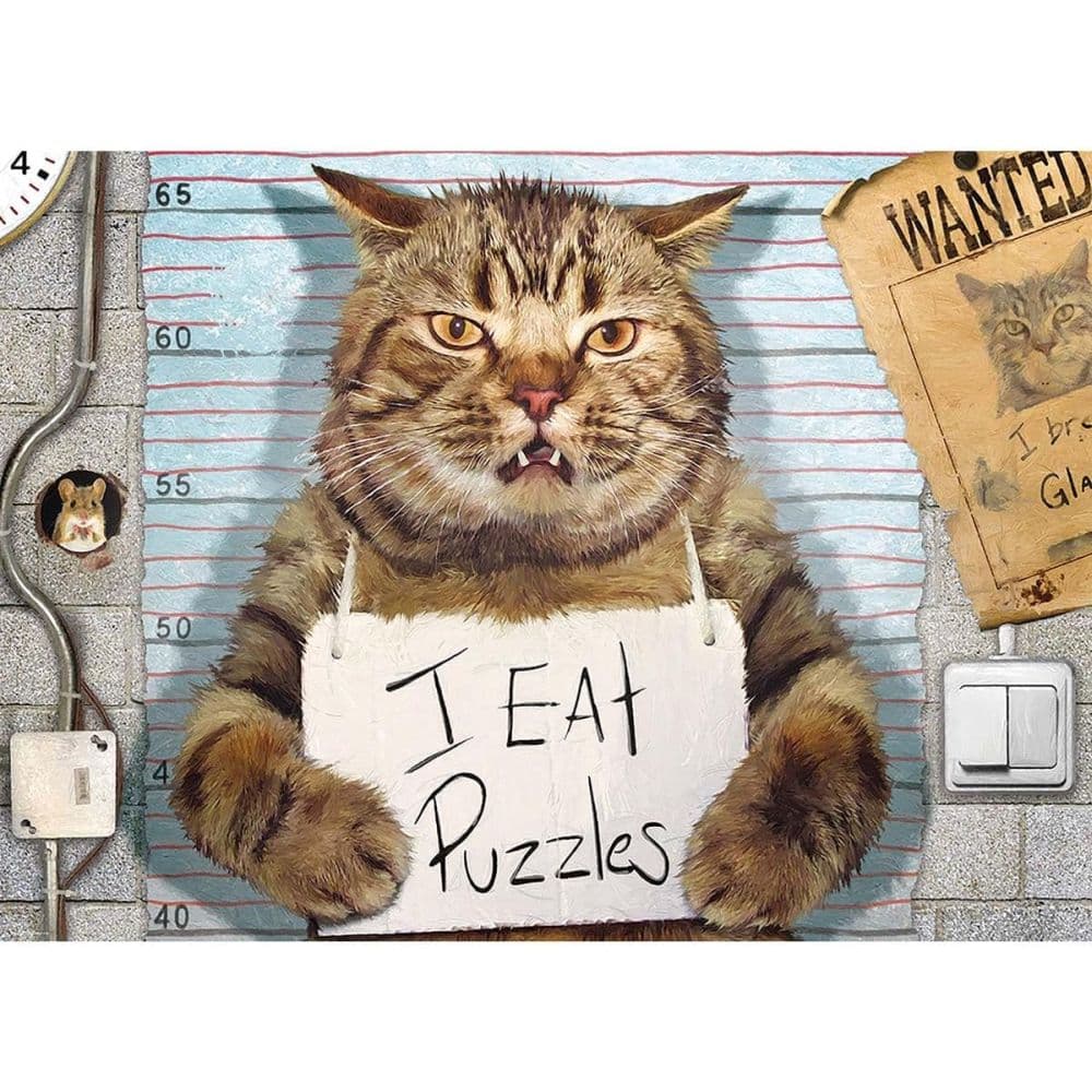 Feline Felon 500 Piece Puzzle First Alternate Image