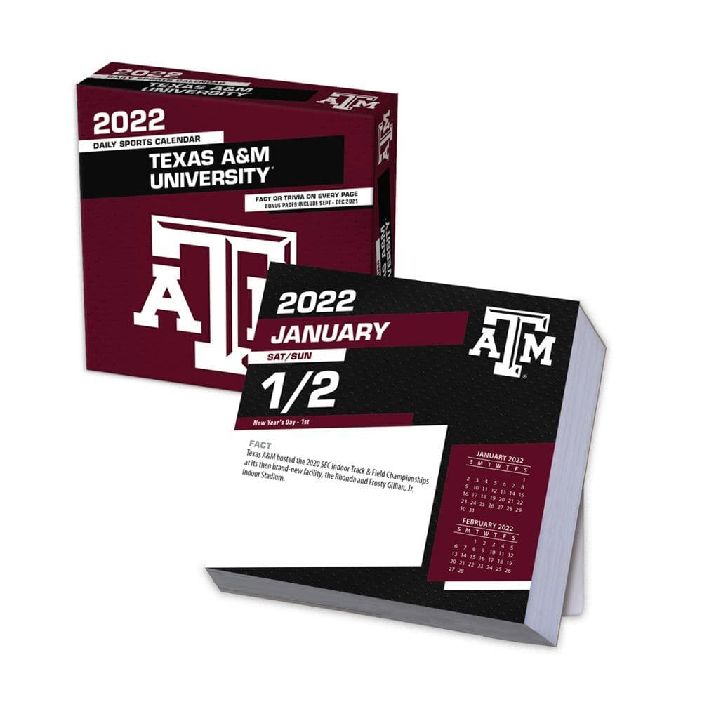 Texas A&m Calendar 2022 Customize and Print