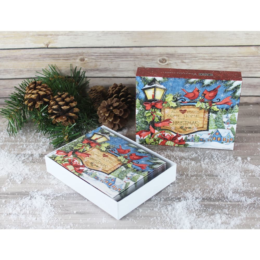 Hearts to Come Home Boxed Christmas Cards 18 pack Decorative Box by Susan Winget 4th Alternate Image width=&quot;1000&quot; height=&quot;1000&quot;