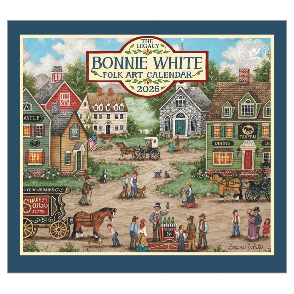 Folk Art by Bonnie White 2026 Wall Calendar Main Image