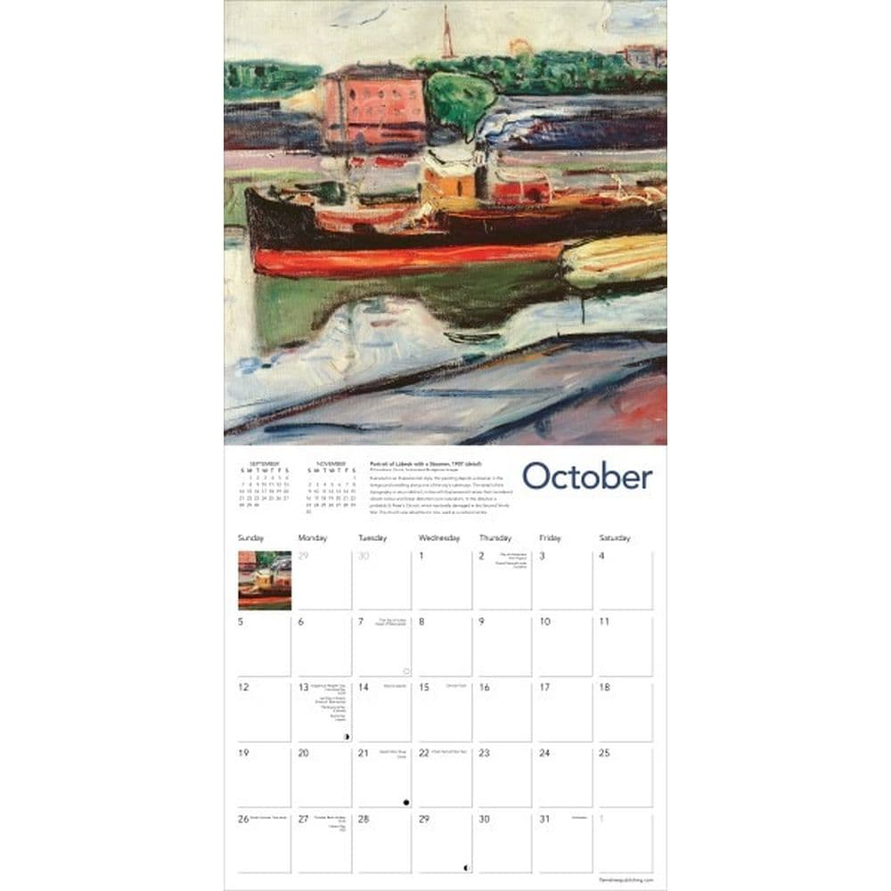 Munch 2025 Wall Calendar Third Alternate Image