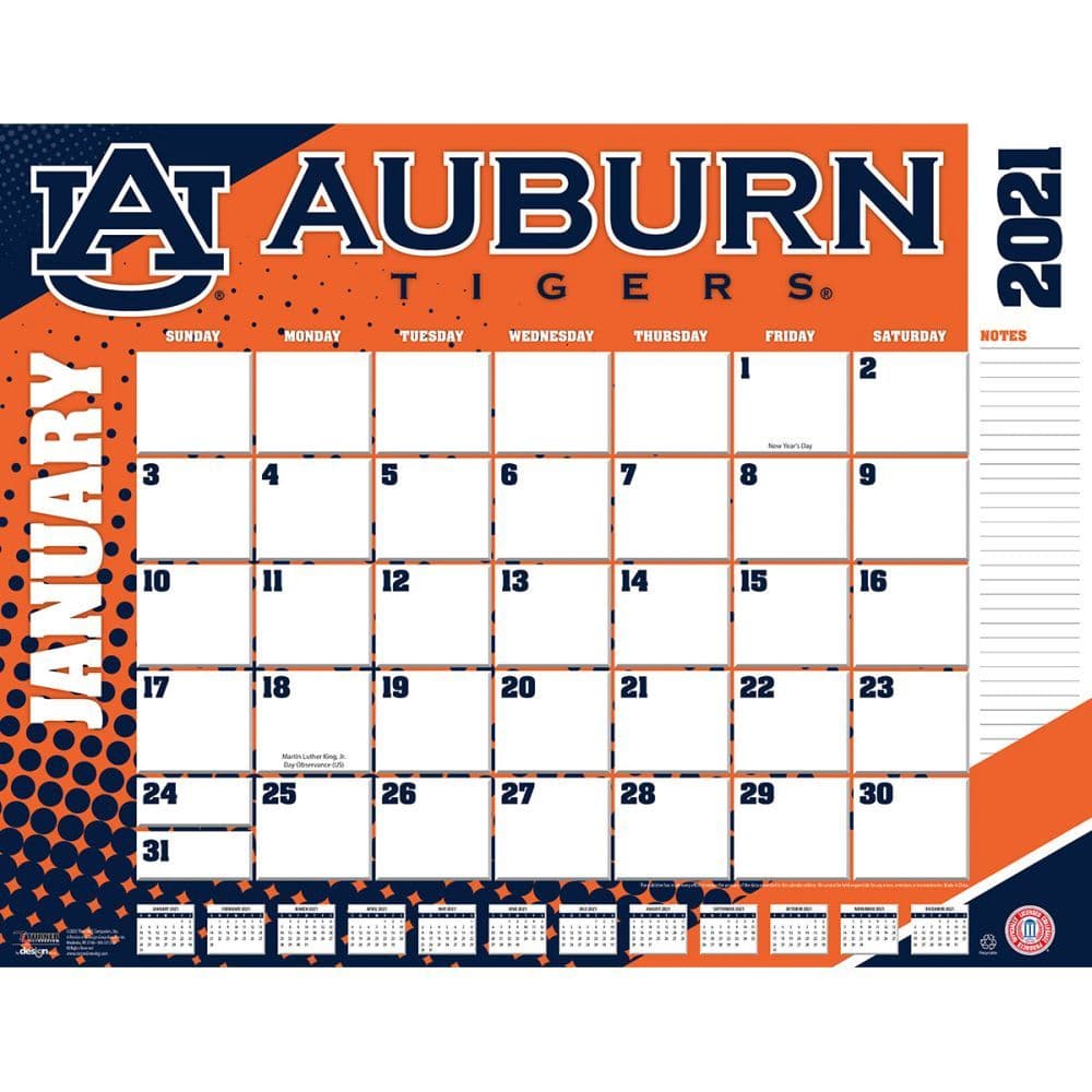 2021 Auburn Tigers Calendars