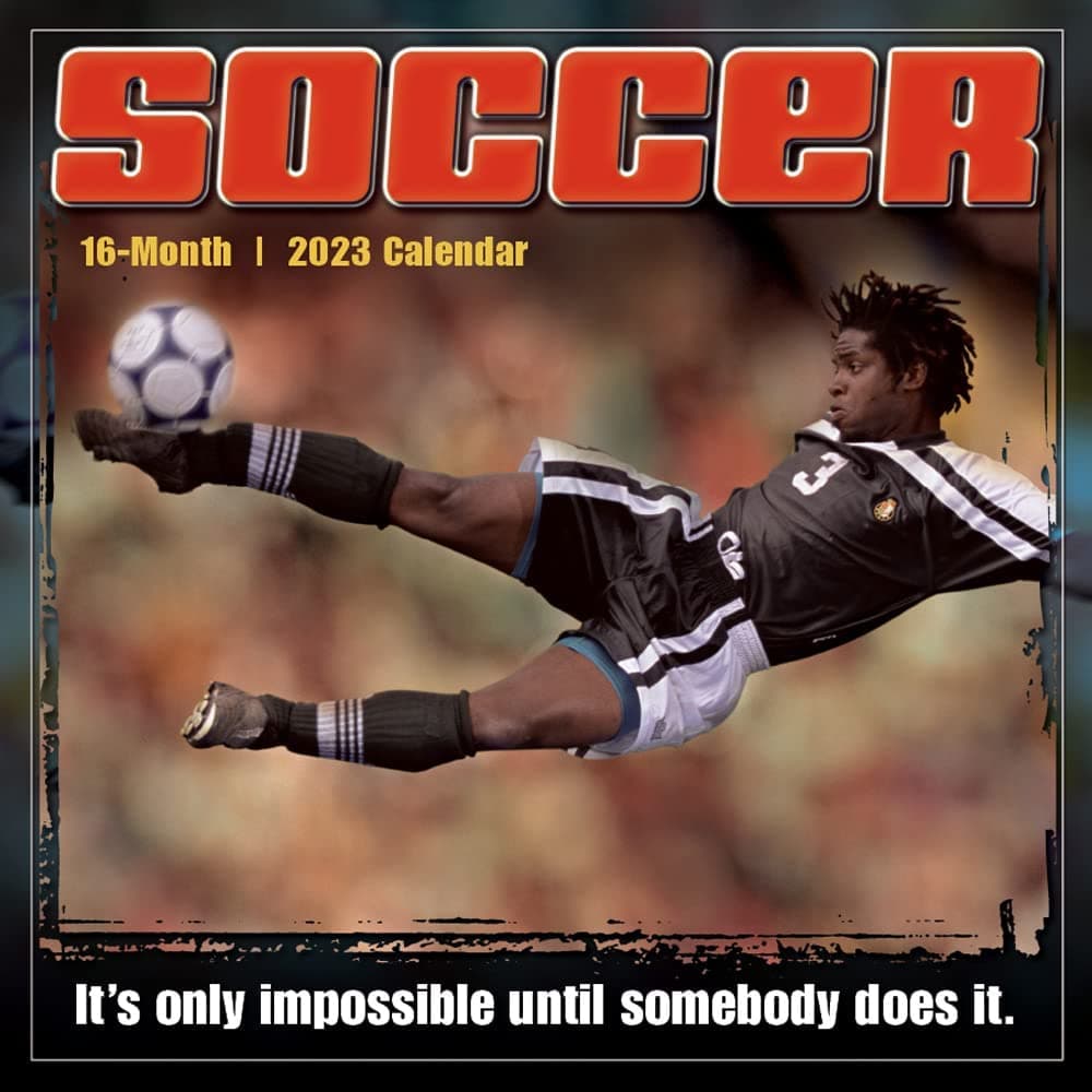 Soccer 2023 Wall Calendar