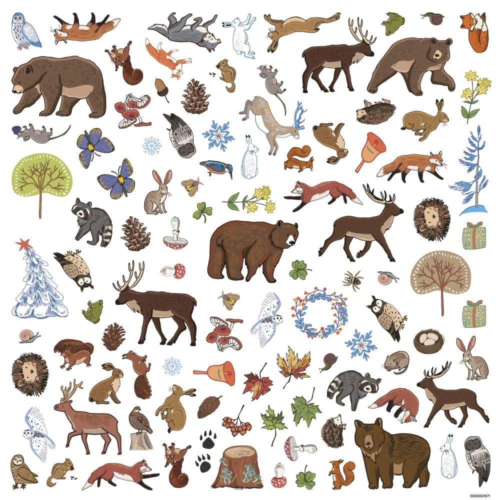 Animals Family 2027 Magnetic Desk Calendar Seventh Alternate Image