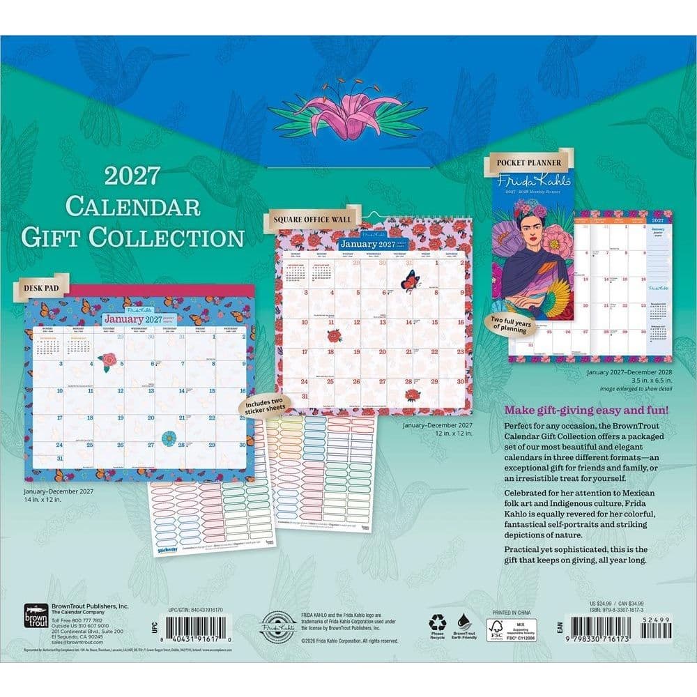 Frida Kahlo 2027 Calendar Gift Collection First Alternate Image