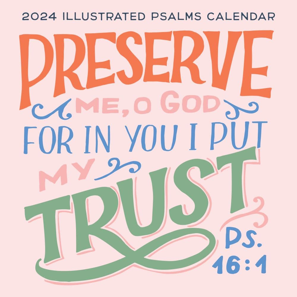 Illustrated Psalms 2024 Wall Calendar Main Product Image width=&quot;1000&quot; height=&quot;1000&quot;