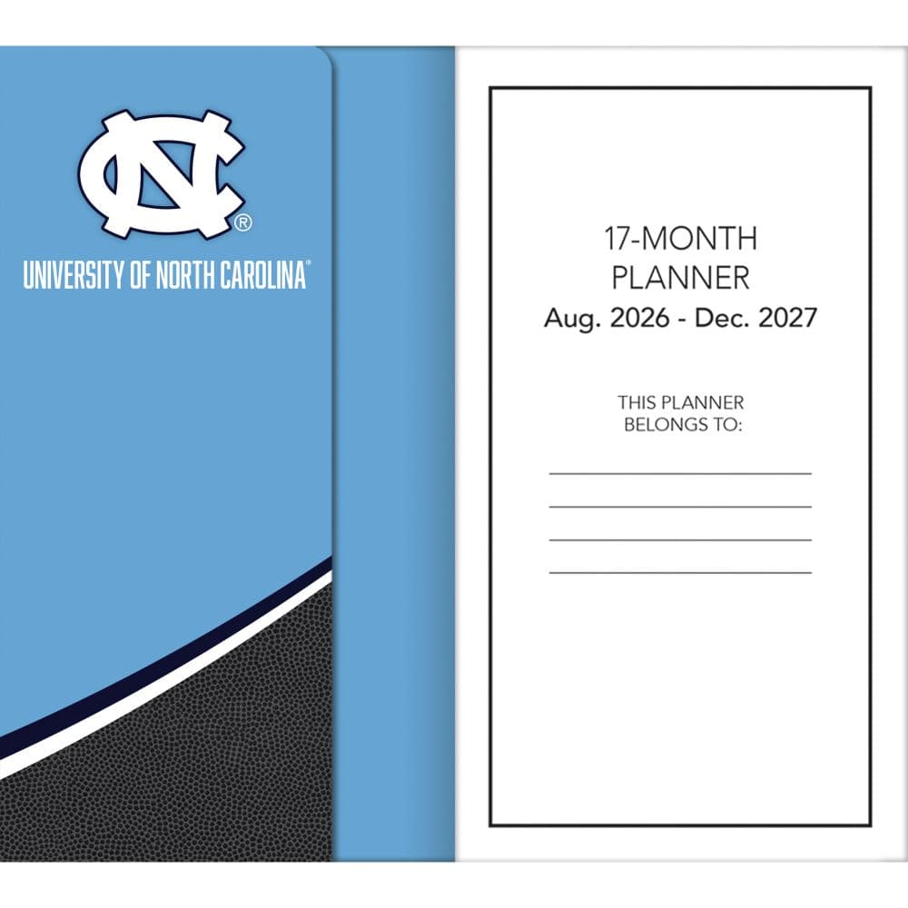 University of North Carolina Tar Heels 2027 17 Month Pocket Planner Fourth Alternate Image