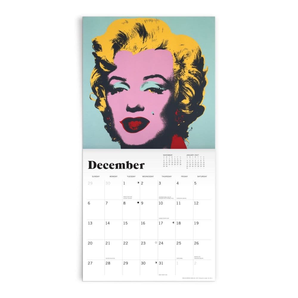 Warhol Classic 2026 Wall Calendar Fifth Alternate Image