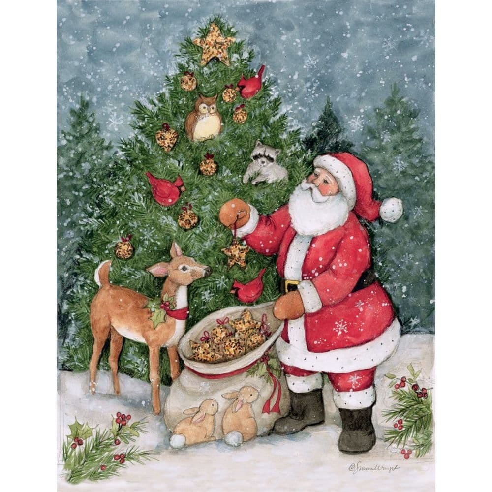 Father Christmas Classic Christmas Cards by Susan Winget