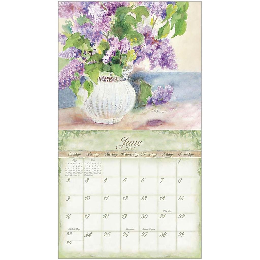 Watercolors Buswell 2024 Wall Calendar Second Alternate Image width=&quot;1000&quot; height=&quot;1000&quot;