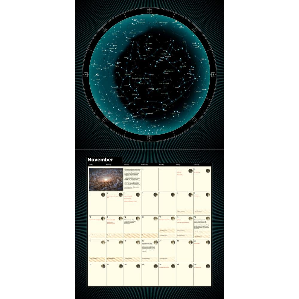 Year in the Night Sky 2024 Wall Calendar Third Alternate Image width=&quot;1000&quot; height=&quot;1000&quot;