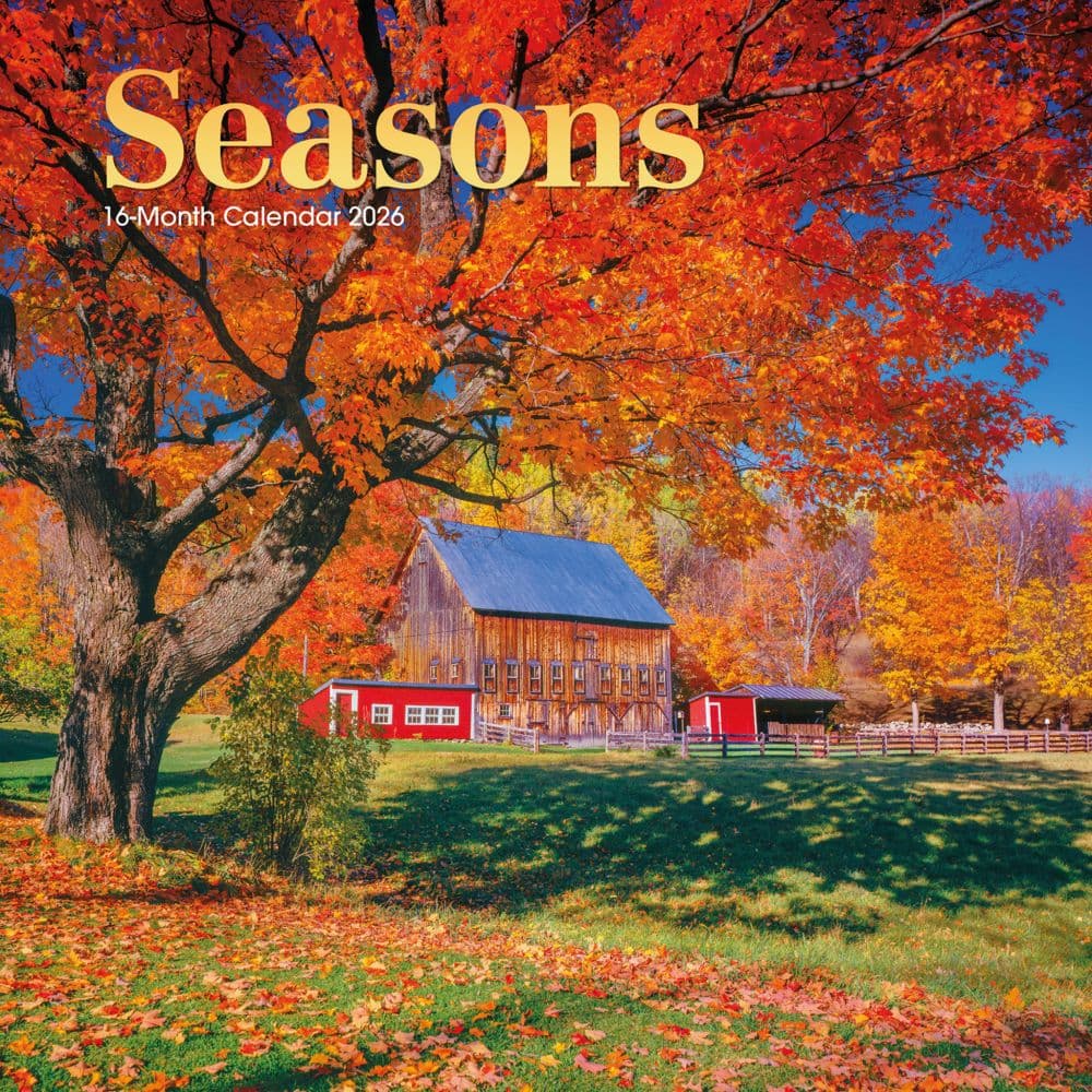 Seasons 2026 Wall Calendar Main Image