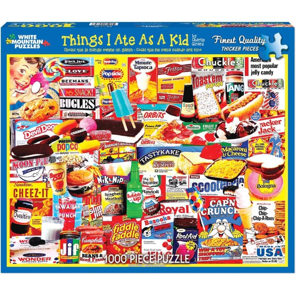 Things I Ate As a Kid 1000 Piece Puzzle Main Product Image width=&quot;1000&quot; height=&quot;1000&quot;