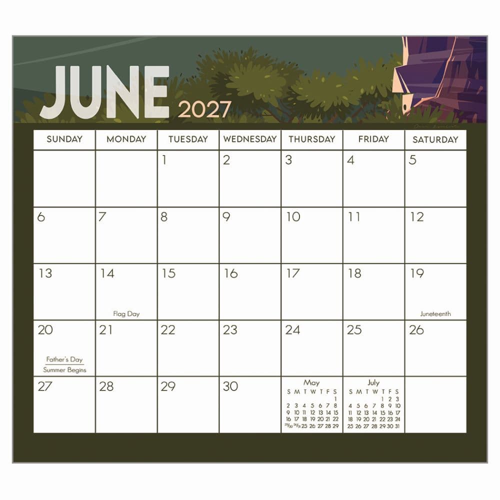 Adventure 2027 Wall Calendar Second Alternate Image